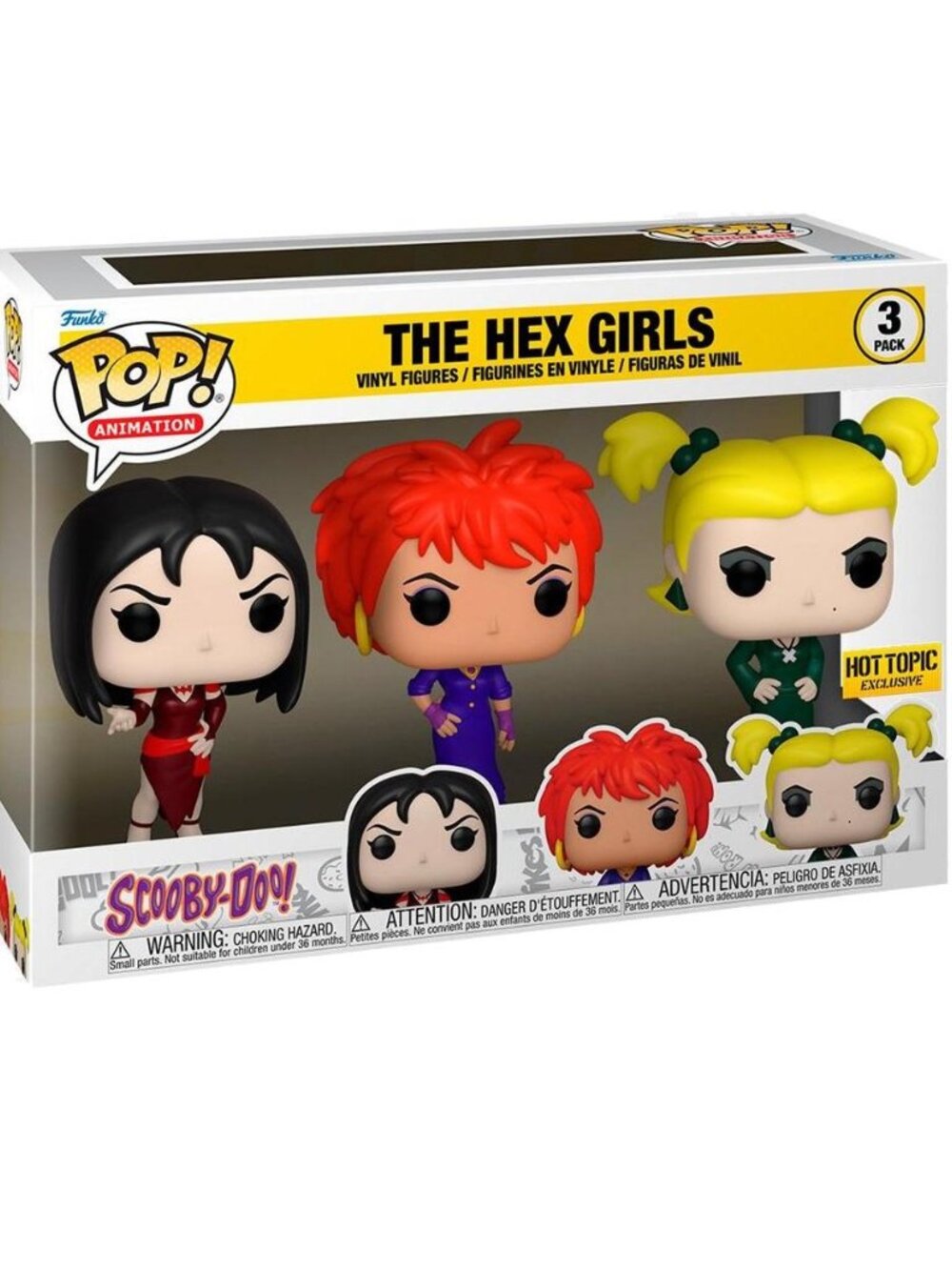 Funko Pop! Animation Scooby-Doo The Hex Girls Trio Hot Topic Exclusive VAULTED
